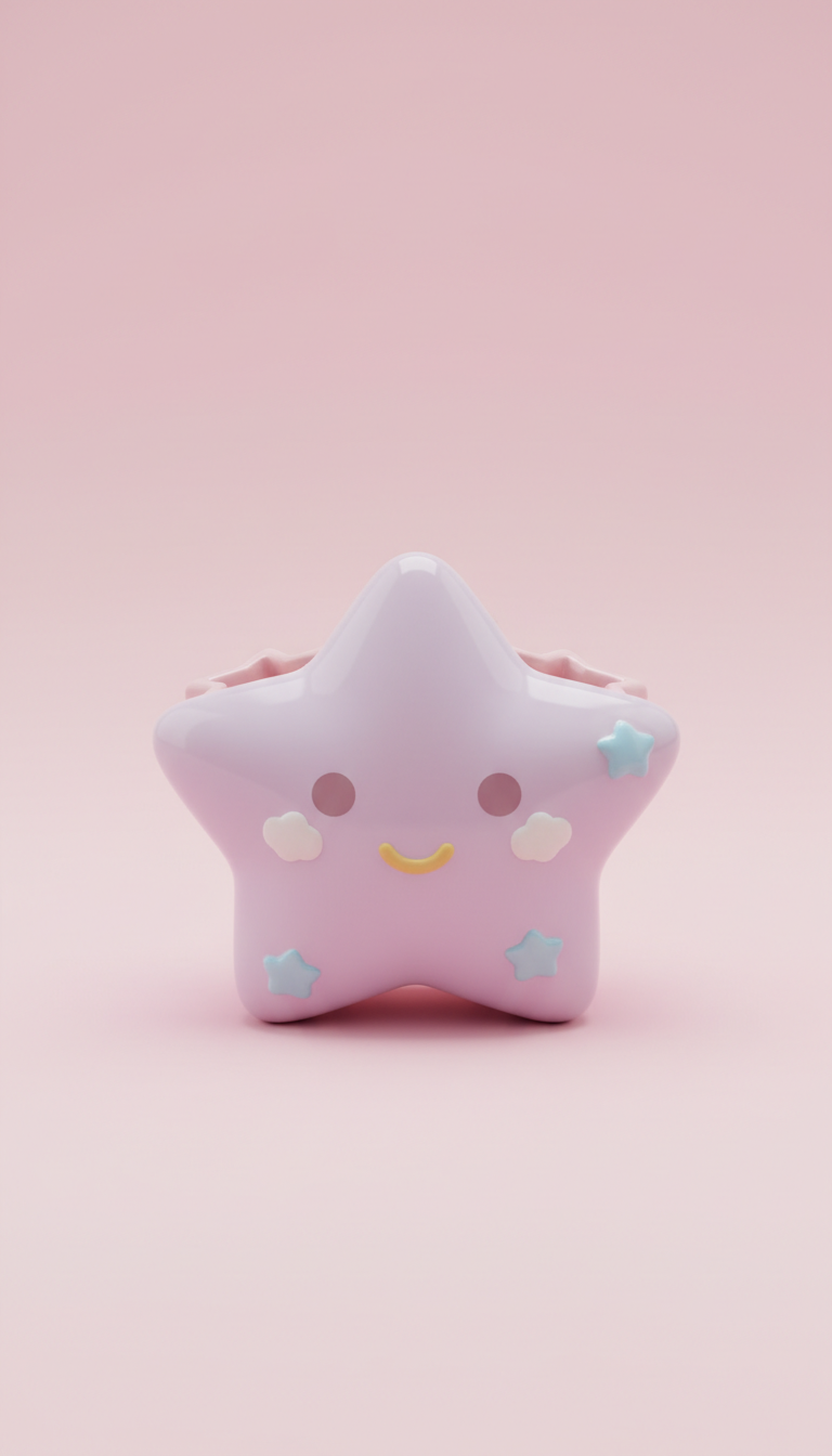 Kawaii Star Pen Holder