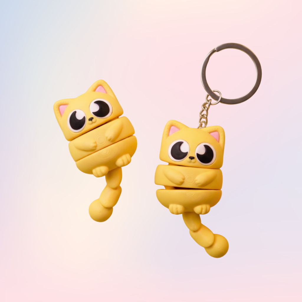 Articulated Flexible Animal Keychains