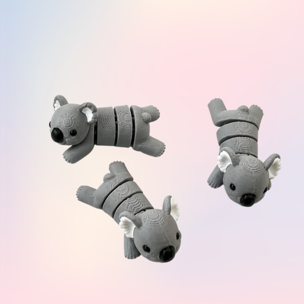 Articulated Flexible Animal Keychains