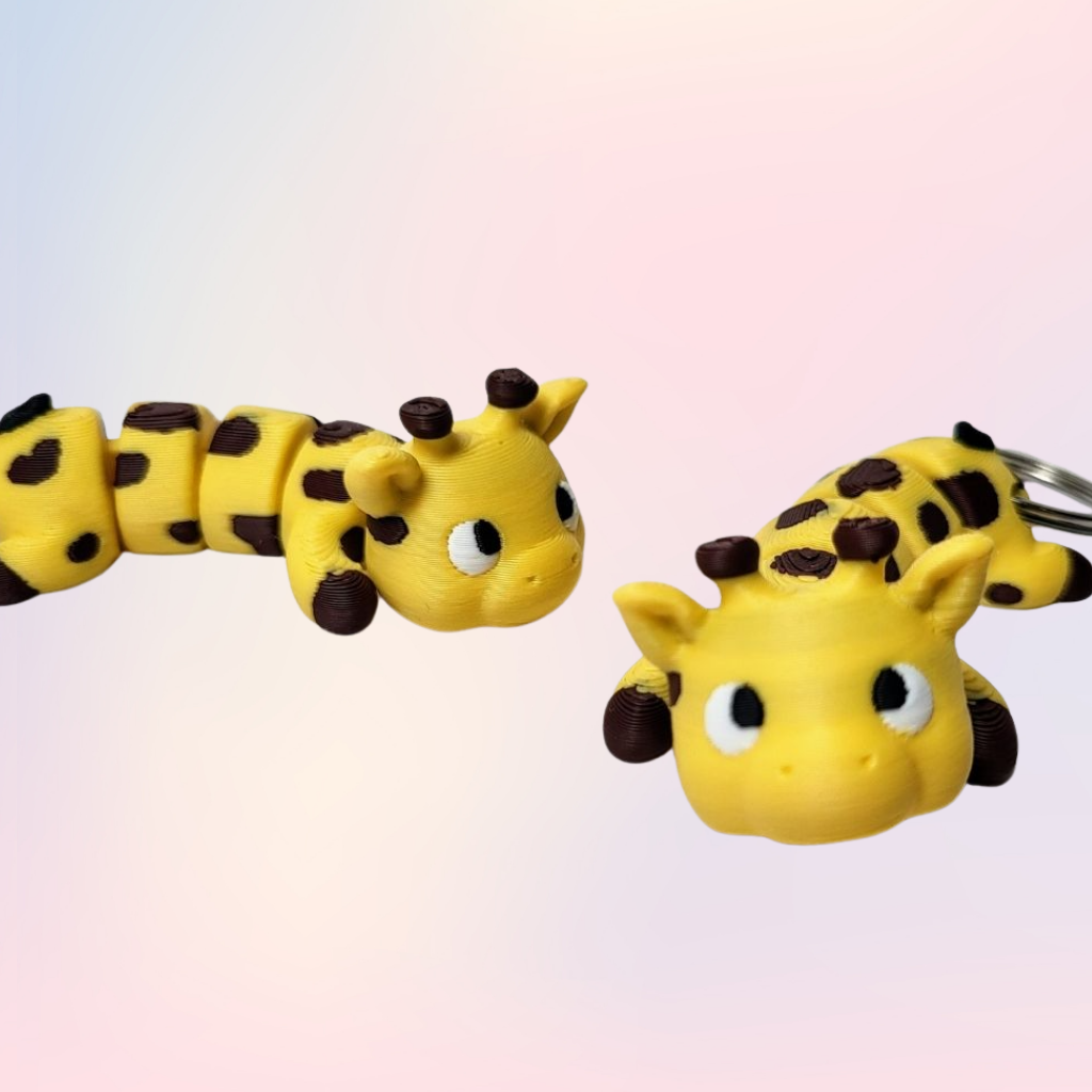Articulated Flexible Animal Keychains
