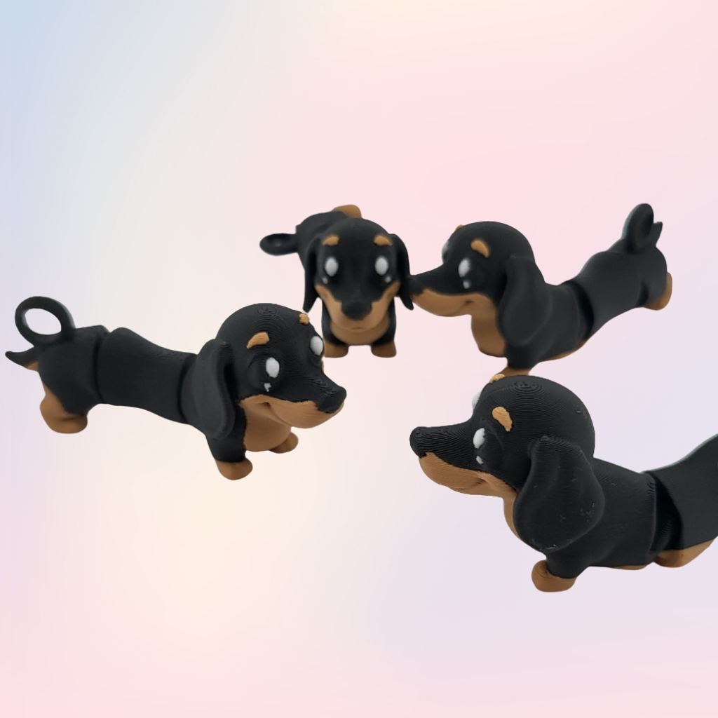 Articulated Flexible Animal Keychains