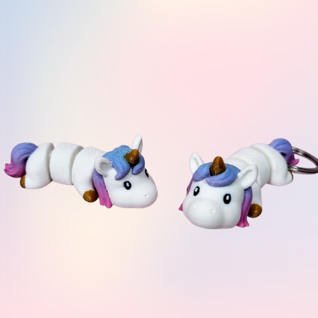Articulated Flexible Animal Keychains