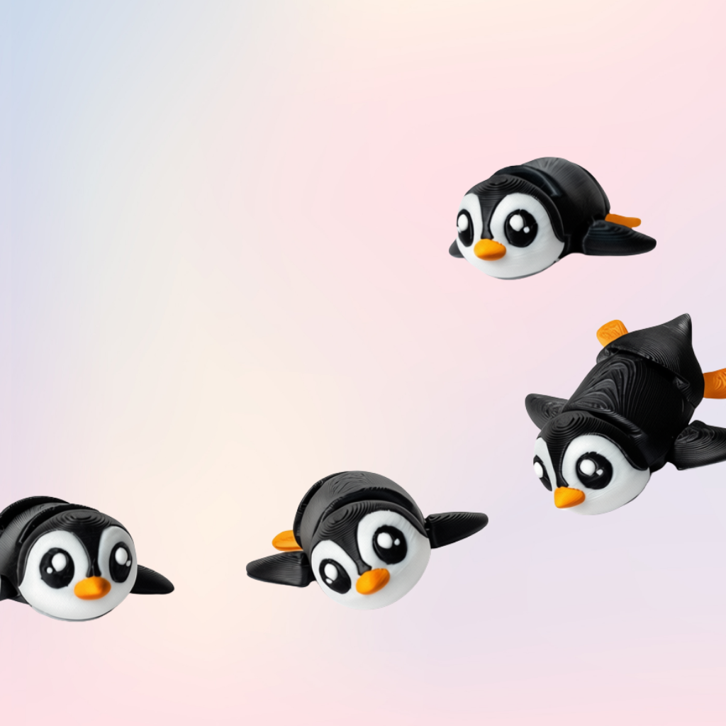 Articulated Flexible Animal Keychains