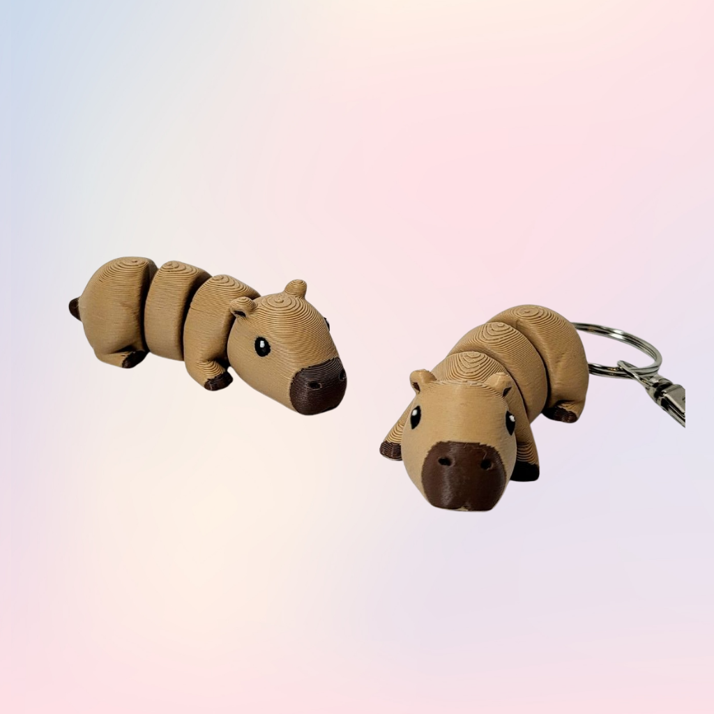Articulated Flexible Animal Keychains