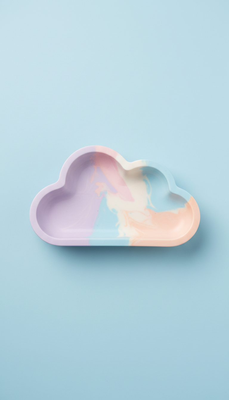 Pastel Cloud Trinket Dish